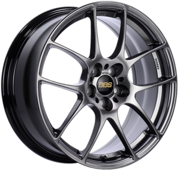 BBS Roue RF 18x8.5 5x112 ET38 - noir Diamond - PFS/agrafe requis