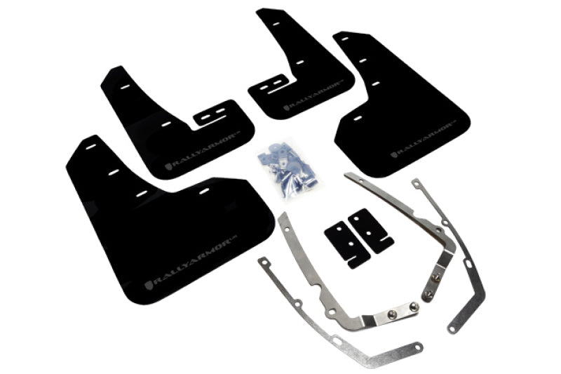 Rally Armor Garde-boue UR 15-21 MKVII VW Golf/GTI - noir avec logo gris