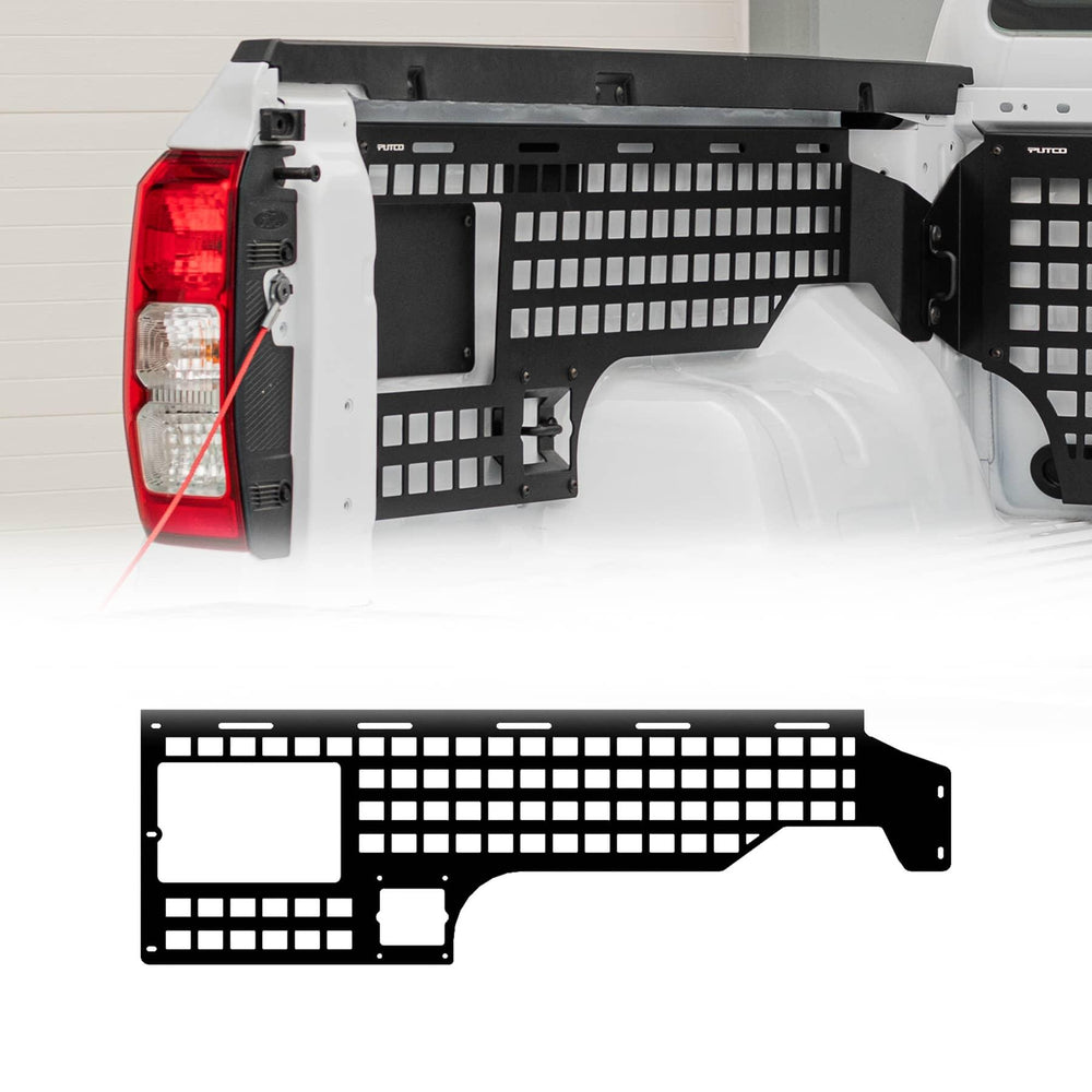 Putco Panneau côté conducteur MOLLE/caisse courte 5 pi 2024-2027 Ford Ranger