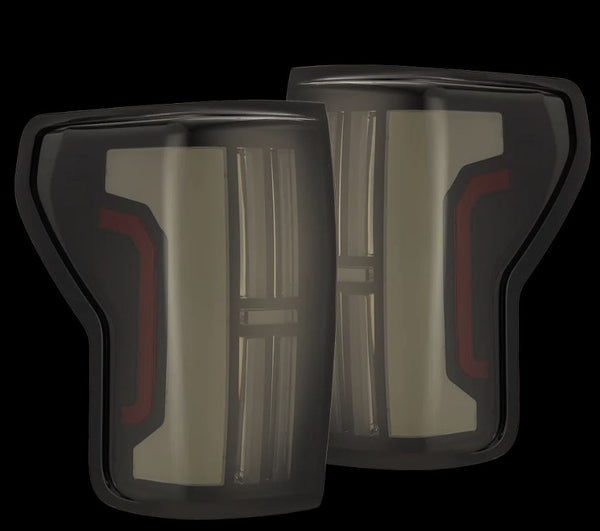 AlphaRex Prismatic LED Taillights Alpha Black — 2007-2013 Toyota Tundra (670032)