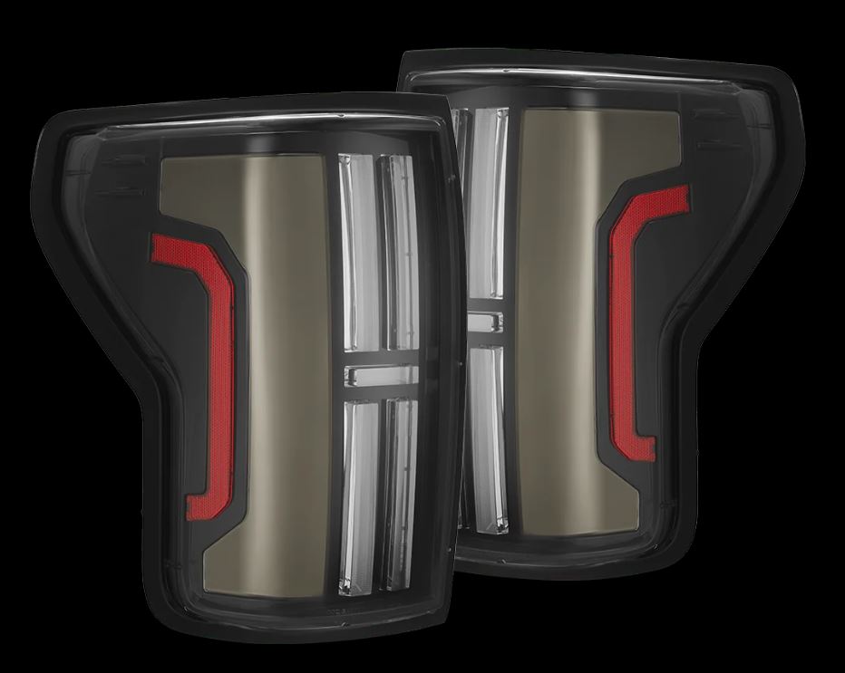 AlphaRex Prismatic LED Taillights Black - 670042