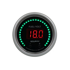 AutoMeter Gauge, Fuel/Volt, 2 1/16" Two Channel, Selectable, Sport-Comp Elite Digital