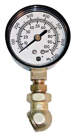 Proform Tire Pressure Gauge 0-100 PSI Range 2lb Increments 2-1/2 Diameter Face