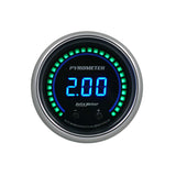 GAUGE, PYROMETER, 2 1/16", TWO CHANNEL, SELECTABLE, COBALT ELITE DIGITAL