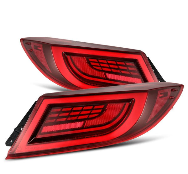 AlphaRex LED Taillights Vivid Red — 2022-2024 Toyota GR86 (675030)