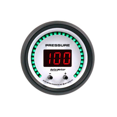 AutoMeter Gauge, Pressure, 2 1/16", Two Channel, Selectable, Phantom Elite Digital