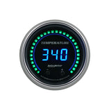 GAUGE, FLUID TEMPERATURE, 2 1/16", TWO CHANNEL, SELECTABLE, COBALT ELITE DIGITAL