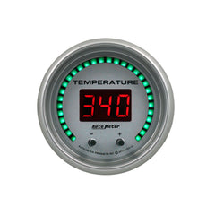 AutoMeter Gauge, Fluid Temperature, 2 1/16", 2 Chan, Selectable, Ultra-Lite Elite Digital