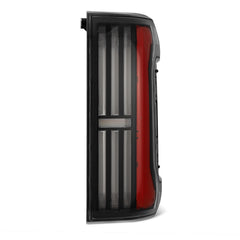 AlphaRex Prismatic LED Taillights Black Red - 679010