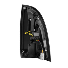 AlphaRex Prismatic LED Taillights Black - 680052