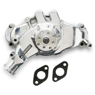 Proform Engine Water Pump Mechanical Long Style High Flow Model Polished BB Chevy