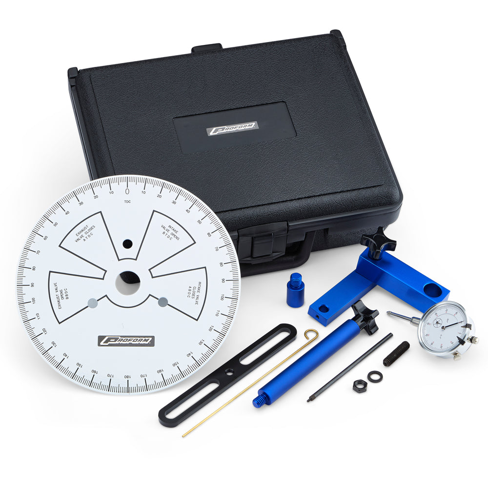 Proform Camshaft Degree Wheel Kit Universal Heads Off 9" Wheel with Dial Indicator