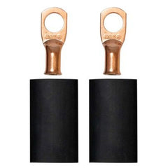 Moroso Ensemble de cosses de câble de batterie à sertir/souder pour fil calibre 6, goujon de 3/8 po de diam. (paquet de 2)