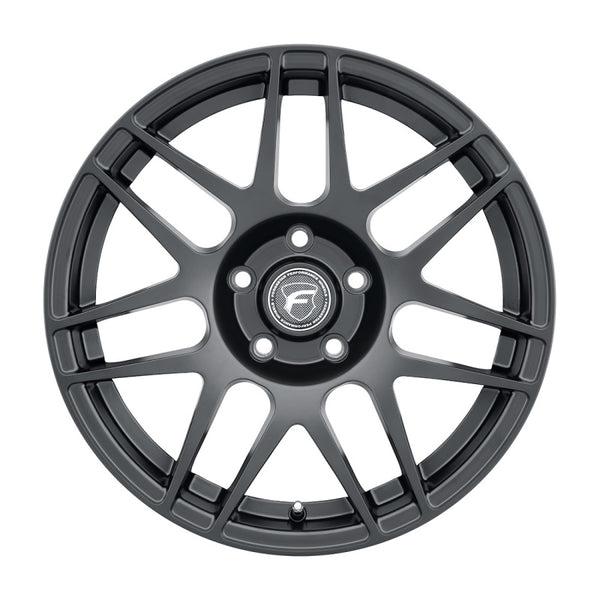 Forgestar Roue F14 17x9 / 5x120 / ET35 / 6.4 po BS - noir brillant