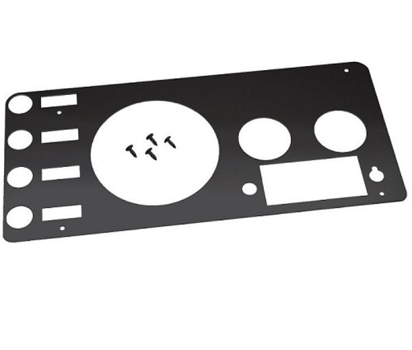 Kentrol Couvercle de jauges 76-86 Jeep CJ - revêtement en poudre noir