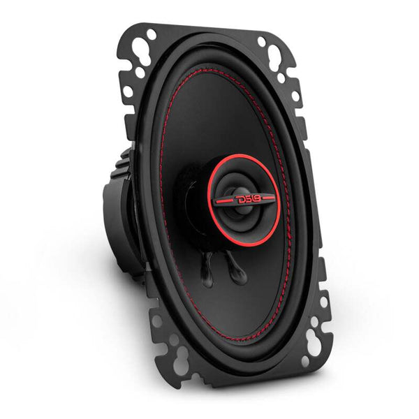 DS18 4x6in 45 Watts RMS 4 ohm 2-Way Coaxial System Universal Fit