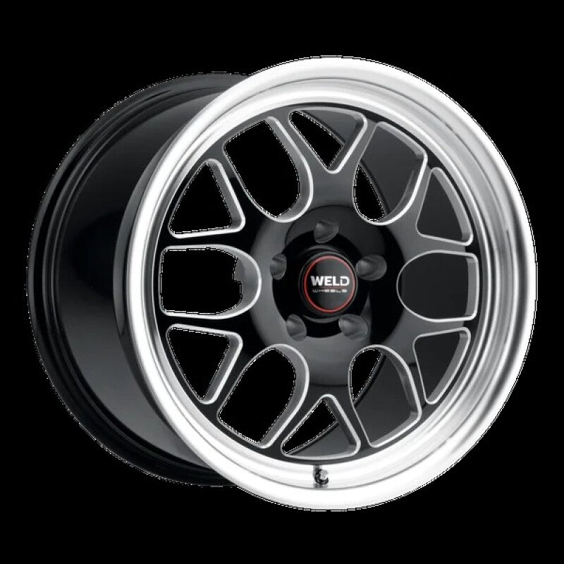 Weld Roue Solana Drag 18x10 / 5x120 BP / ET42 / alésage 78.1mm - noir brillant usiné