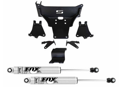 Superlift 2017-2024 F450/F550 Sd 4Wd Dual Steering Stabilizer Kit Fox 2.0 Cyl