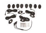 Rugged Ridge 07-18 Jeep Wrangler JK White 4-Piece LED Rock Light Kit (1123239)