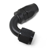 6AN ProClassic Swivel 120 Degree Tight Radius Hose End With Black Finish