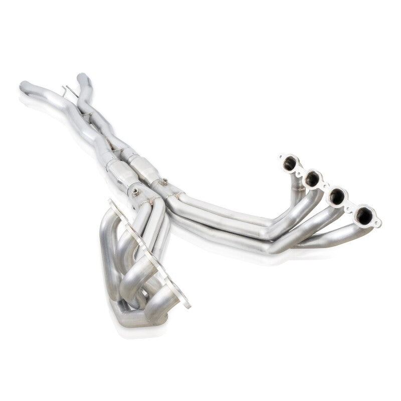 Stainless Works Collecteurs d'échappement avec tubes primaires de 2 po, catalyseurs haut débit et tuyau en X 2014-18 Corvette 6.2L