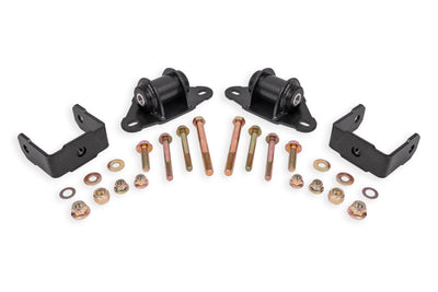 BMR 14-19 Chevrolet Corvette Transmission/Differential Mount - Black Hammertone