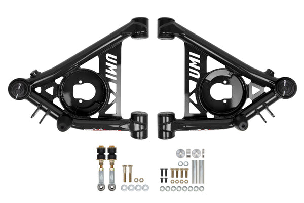 UMI Performance Bras en A inférieurs avant tubulaires en polyuréthane 82-92 F-Body 78-88 G-Body S10