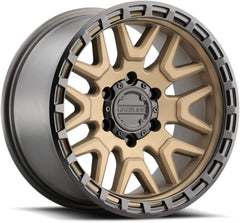 Raceline Roue 953BZ Krank 18x9 po / 6X135 BP / déport 18mm / alésage 87.1mm - bronze