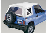 Rugged Ridge XHD S-Top White Denim Clear Windows 95-98 Sidekick (5372352)