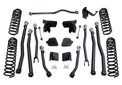 Superlift Ensemble à bras longs 4 po - amortisseurs à réservoir Fox 07-18 Jeep Wrangler JK