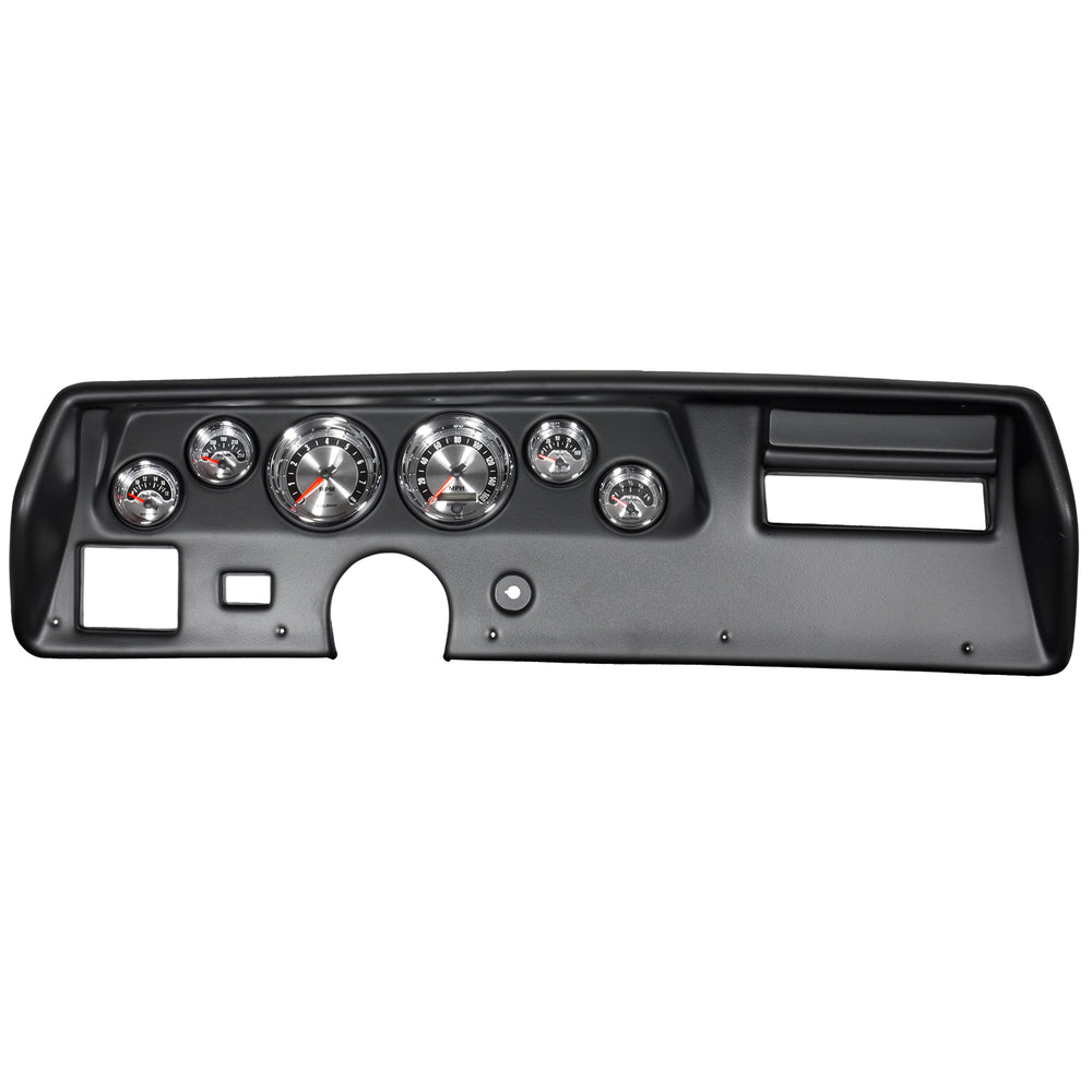 AutoMeter 6 Gauge Direct-Fit Dash Kit, Chevelless/Elcamino/Monte 70-72, American Muscle