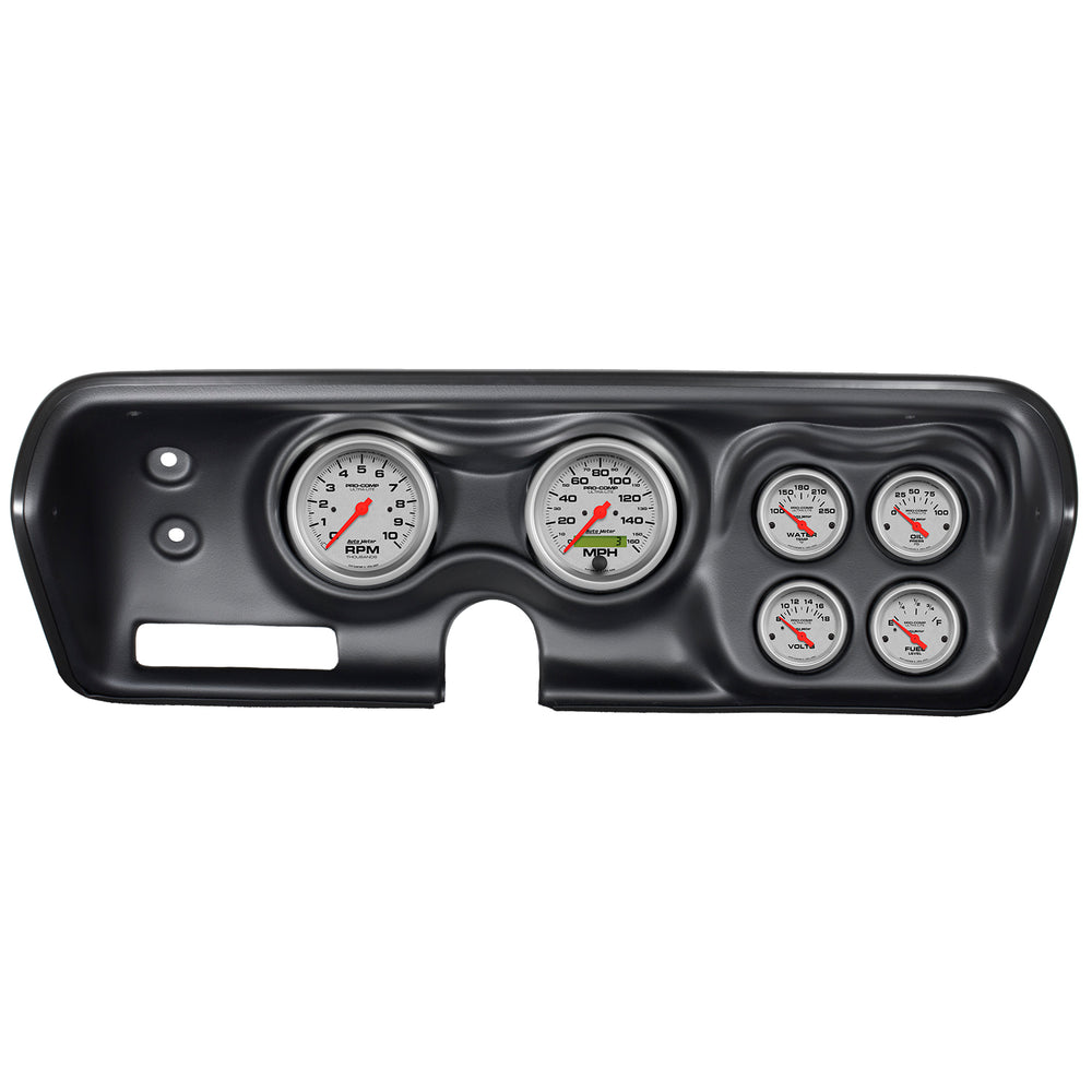 AutoMeter 6 Gauge Direct-Fit Dash Kit, B-Body / Chrgr / Gtx / Road Runner / Sat 71-74 (7030-UL)