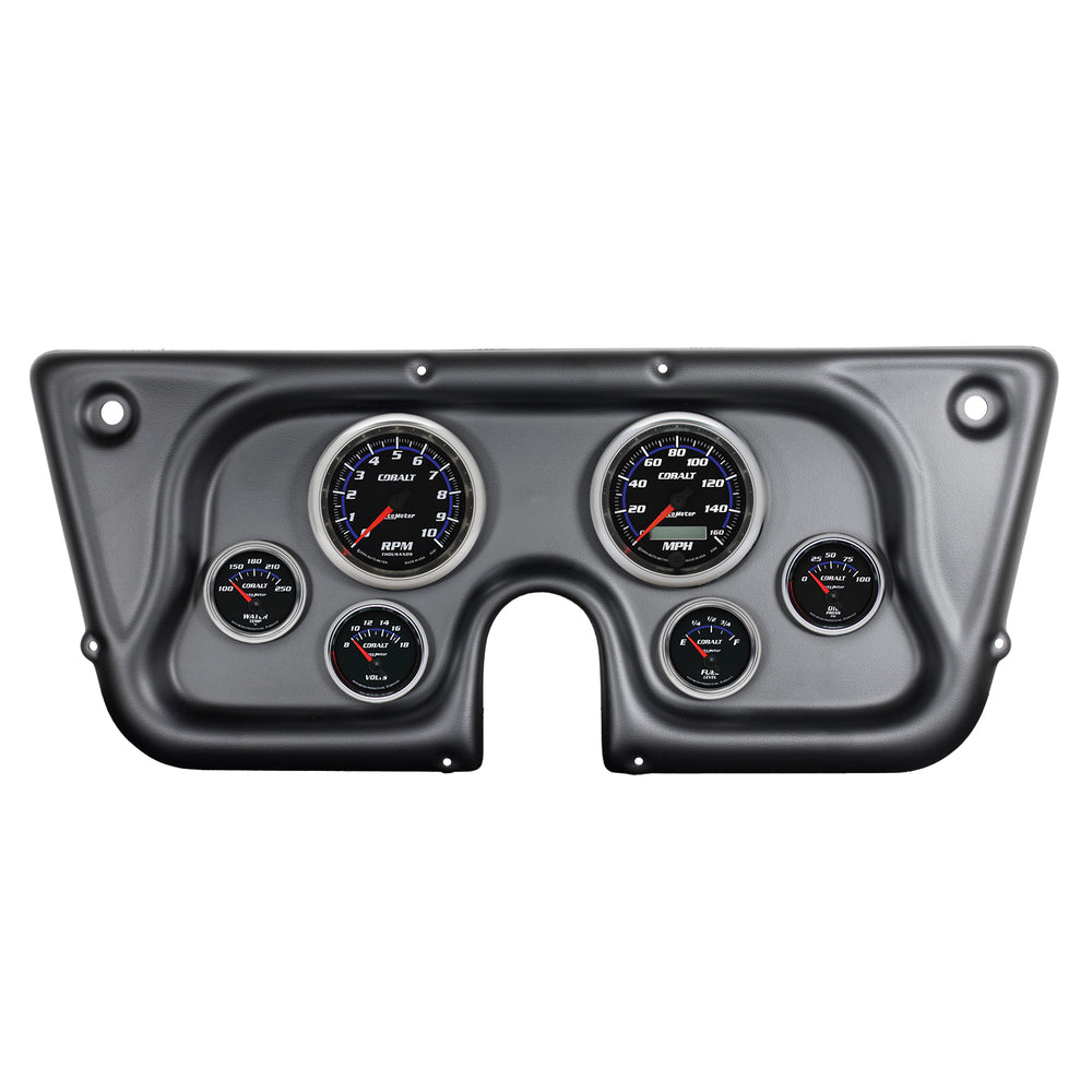 AutoMeter Dir Fit Dsh KT, Chev Trk C/K/K5/SUBRBN 67-72, RPM/MPH/Fuel/Oilp/Wtmp/Bat, Cblt