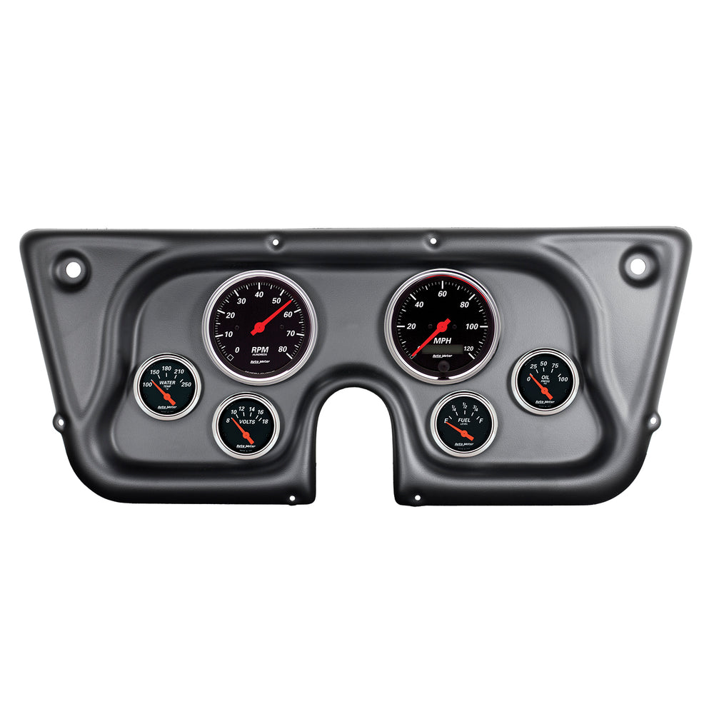 AutoMeter Dir Fit Dsh KT, Chevy Truck C/K/K5/SUBRBN 67-72, RPM/MPH/Fuel/Oilp/Wtmp/Bat, DB