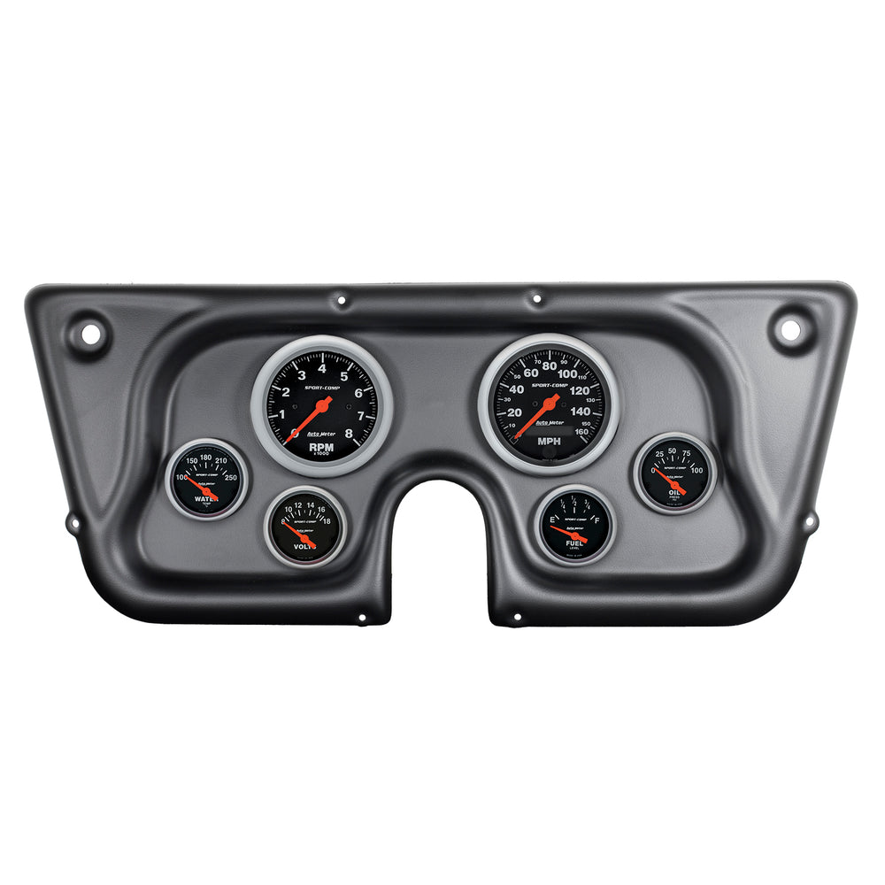 AutoMeter Dir Fit Dsh KT, Chevy Truck C/K/K5/SUBRBN 67-72, RPM/MPH/Fuel/Oilp/Wtmp/Bat, SC