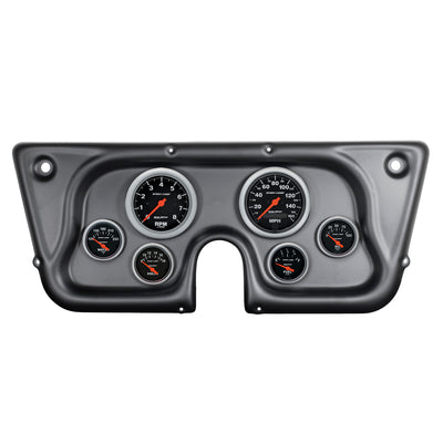 AutoMeter Ensemble de tableau de bord à ajustement direct, camion Chevy C/K/K5/SUBRBN 67-72, RPM/MPH/carburant/pression d'huile/température d'eau/batterie, SC