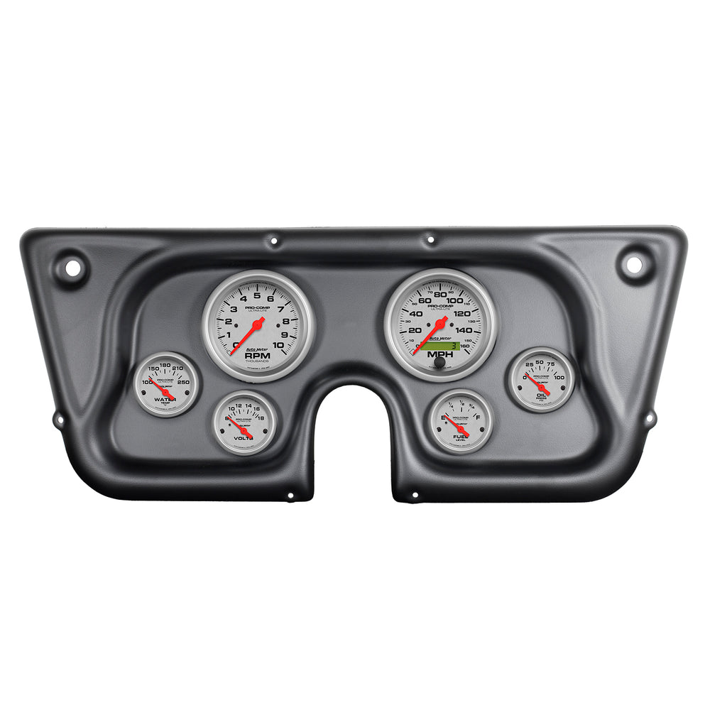 AutoMeter Dir Fit Dsh KT, Chevy Trk C/K/K5/SUBRBN 67-72, Tach/MPH/Fuel/Oilp/Wtmp/Volt, UL