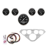 DIRECT FIT DASH KIT, CHEVY TRUCK 55-59, MPH/FUEL/OILP/WTMP/BAT, OTB (7036-OTB)