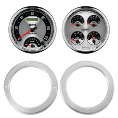 AutoMeter 2 Gauge Direct Fit Dash Kit, Chevy Truck 54-55, 2 Gauge, American Muscle