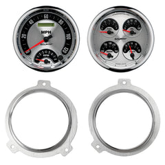 AutoMeter 2 Gauge Direct Fit Dash Kit, Chevy Car 51-52, 2 Gauge, American Muscle