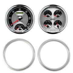 AutoMeter 2 Gauge Direct Fit Dash Kit, Chevy Truck 47-53, 2 Gauge, American Muscle