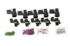 Painless Performance 4 Circuit Square Connector Male & Female Weatherpack Kit (5 Ea.)