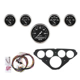 DIRECT FIT DASH KIT, CHEVY TRUCK 55-59, MPH/FUEL/OILP/WTMP/BAT, OTB (7049-OTB)