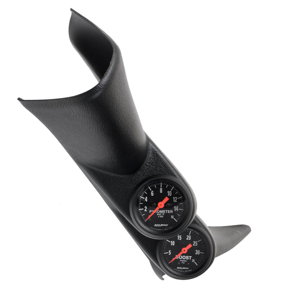 AutoMeter Pillar Kit, 0-35 PSI/0-1600 F, 01-07 GM Full-Size Truck W/O Speaker, Z-Series