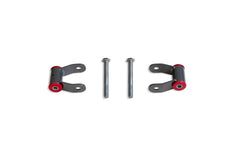 Maxtrac Suspension 1999-2018 Silv/Sierra 1500/2001-2010 25/3500 HD/1994-2001 RAM 1500 2WD Rear Steel 1" Lift Shackles (Pair)