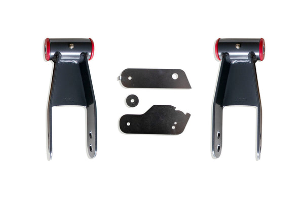 Maxtrac Suspension 2019+ Silverado/Sierra 1500 2" Lowering Shackles & Sensor Brackets (Adaptive Ride Models)
