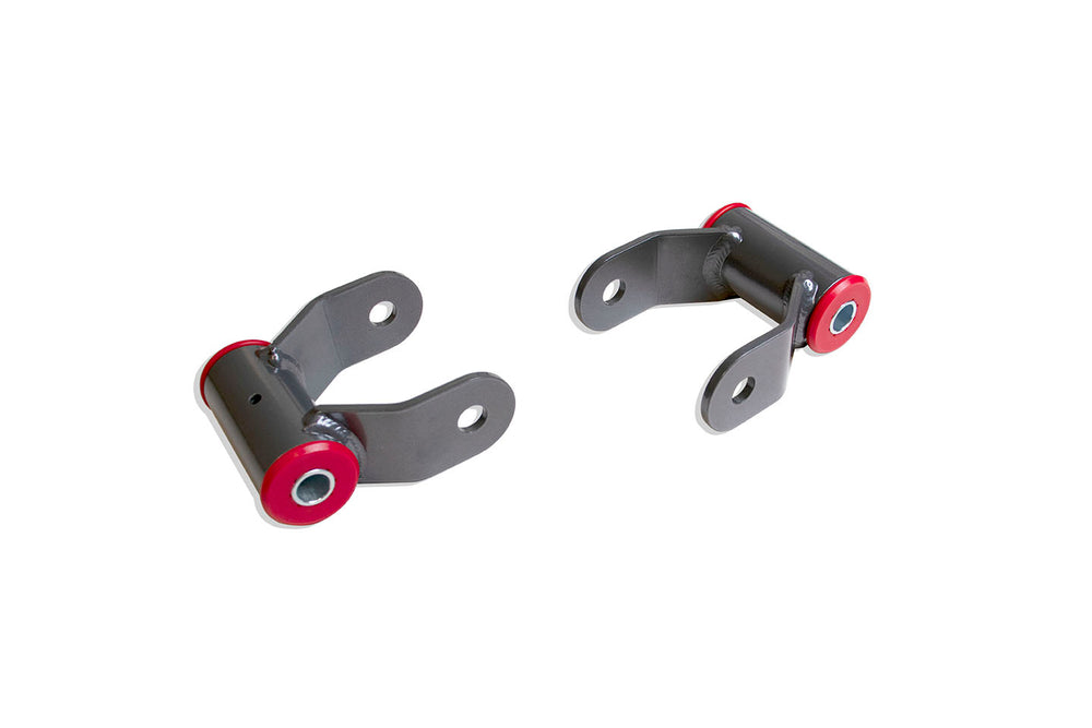 Maxtrac Suspension 2004-2014 F150 2/4WD Rear Steel 1" Lift Shackles (Pair)