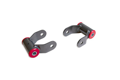 Maxtrac Suspension 2004-2014 F150 2/4WD Rear Steel 1" Lift Shackles (Pair)