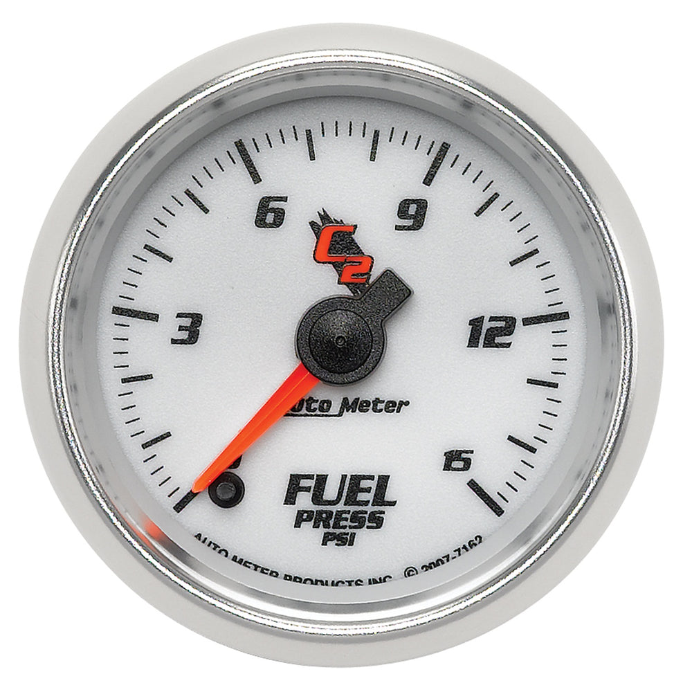 AutoMeter 2-1/16" Fuel Pressure, 0-15 PSI, C2