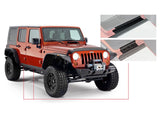 Bushwacker 07-18 Jeep Wrangler Unlimited Trail Armor Rocker Panel and Sill Plate Cover - Black (14012)
